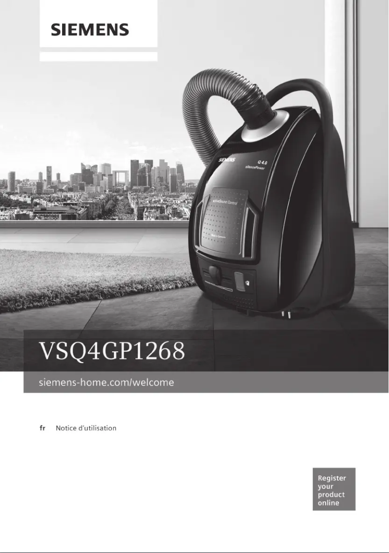 Image de la première page du manuel de l'appareil VSQ4GP1268