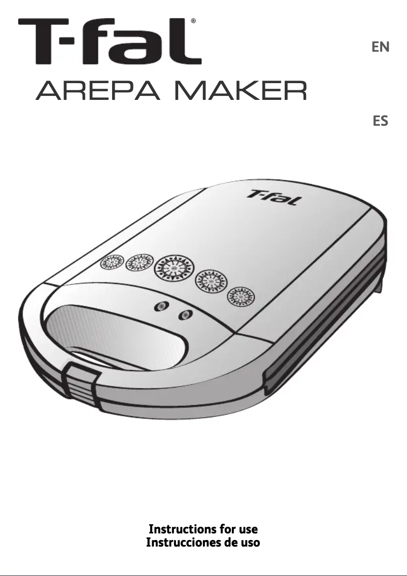 Page n°1 - Manuel utilisateur Tefal Arepa Maker SM1719