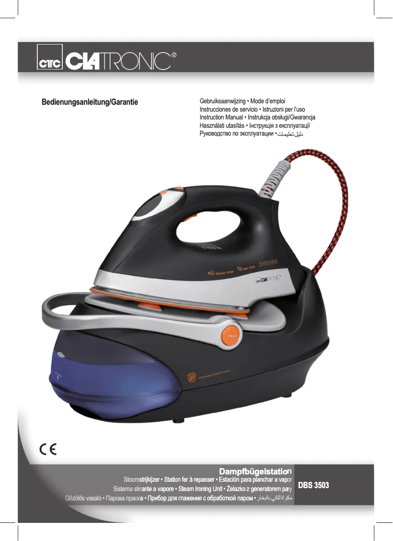 Page 1 de la notice Manuel utilisateur Clatronic DBS 3503