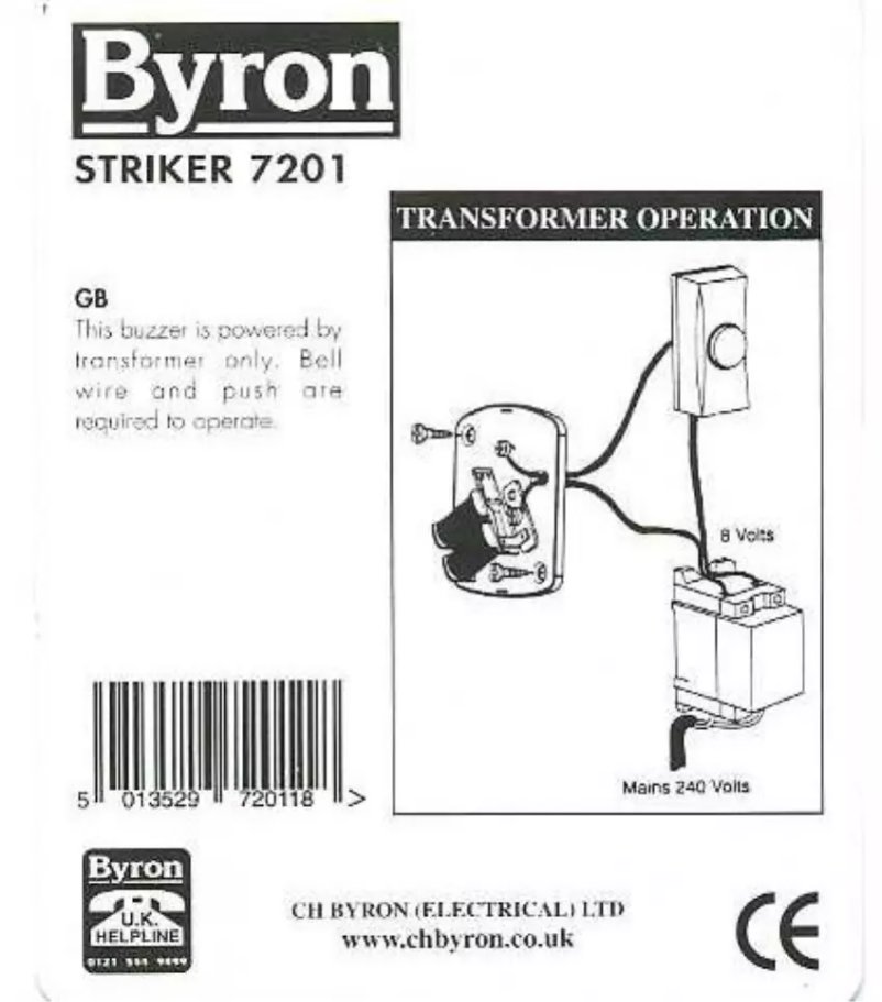 Página 1 del manual Manual de usuario Byron 7201