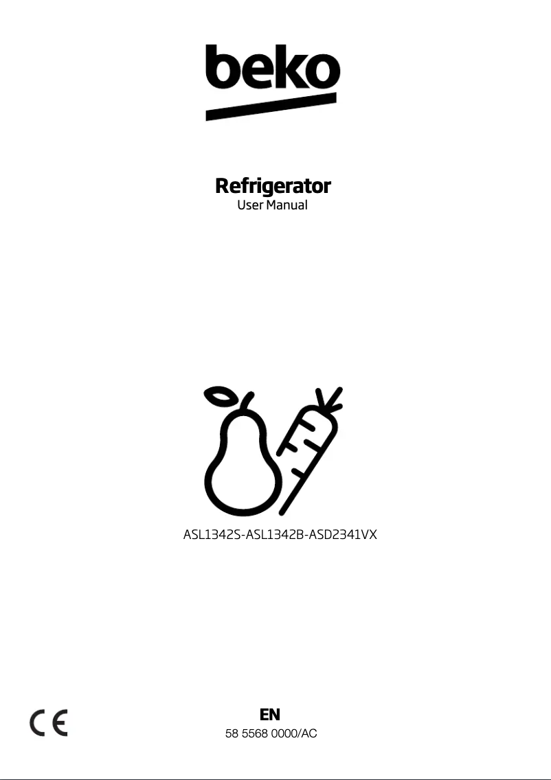 Page 1 de la notice Manuel utilisateur Beko ASL1342S