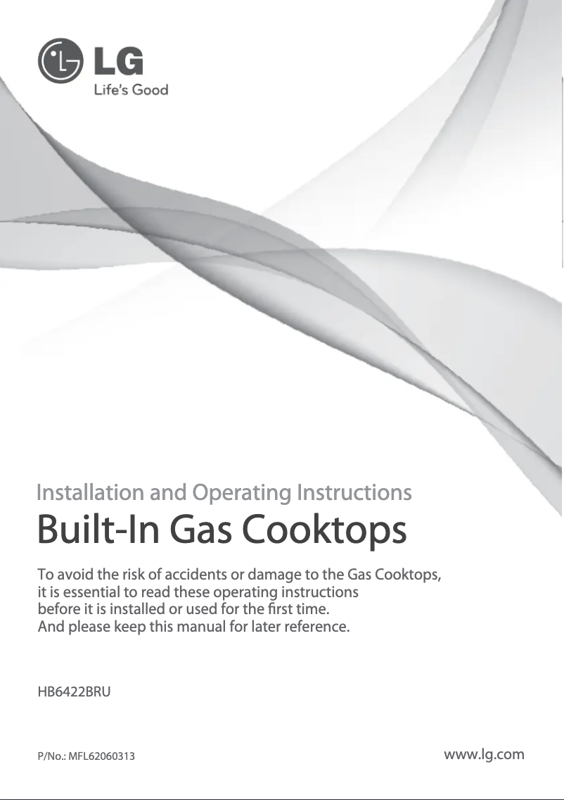 Image de la première page du manuel de l'appareil HB6422B