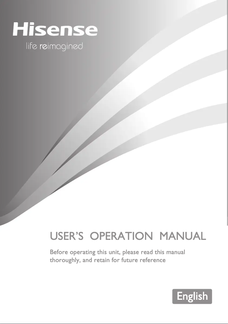 Image de la première page du manuel de l'appareil WFGA9014V
