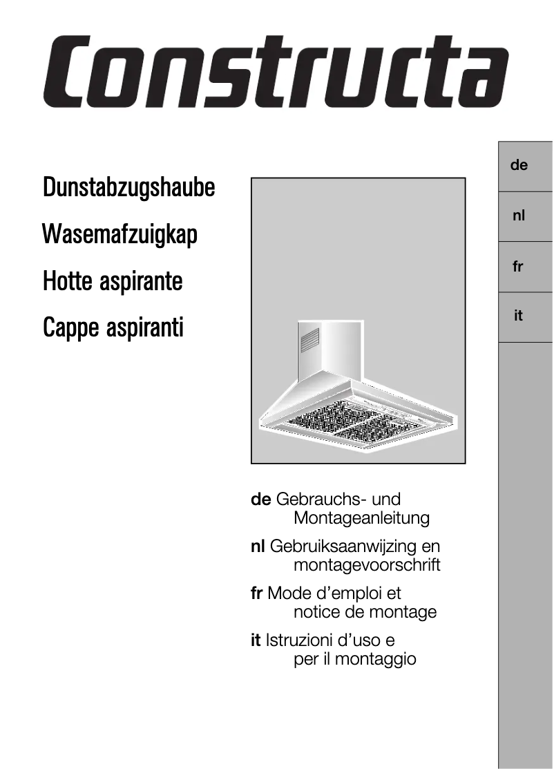 Page 1 de la notice Manuel utilisateur Constructa CD66150
