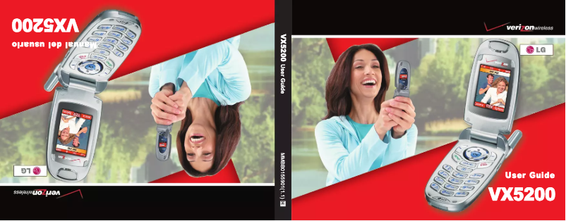 Page n°1 - Manuel utilisateur LG VX5200