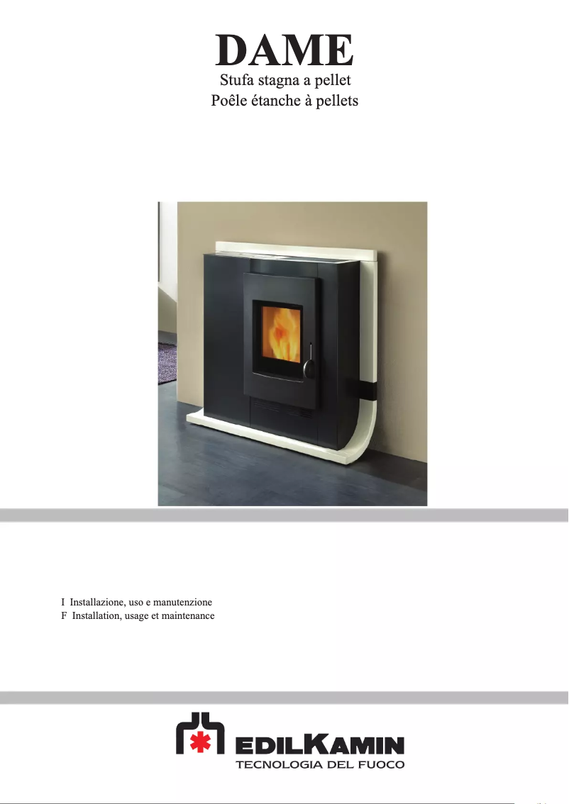 Page n°1 - Manuel utilisateur Edilkamin DAME Air Tight
