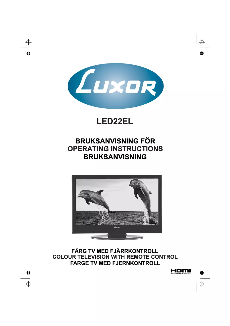 Image de la première page du manuel de l'appareil LED22EL