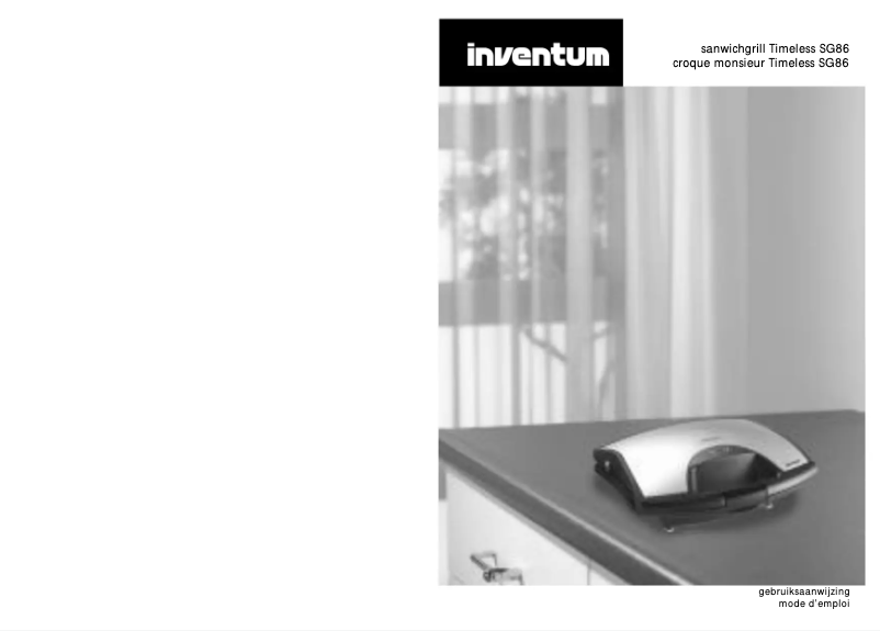 Page 1 de la notice Manuel utilisateur Inventum SG86