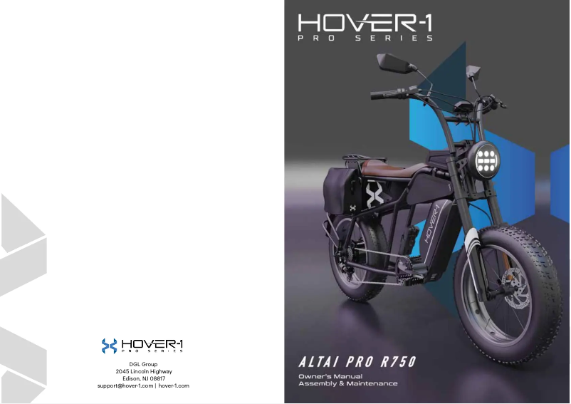 Image de la première page du manuel de l'appareil Altai Pro R750