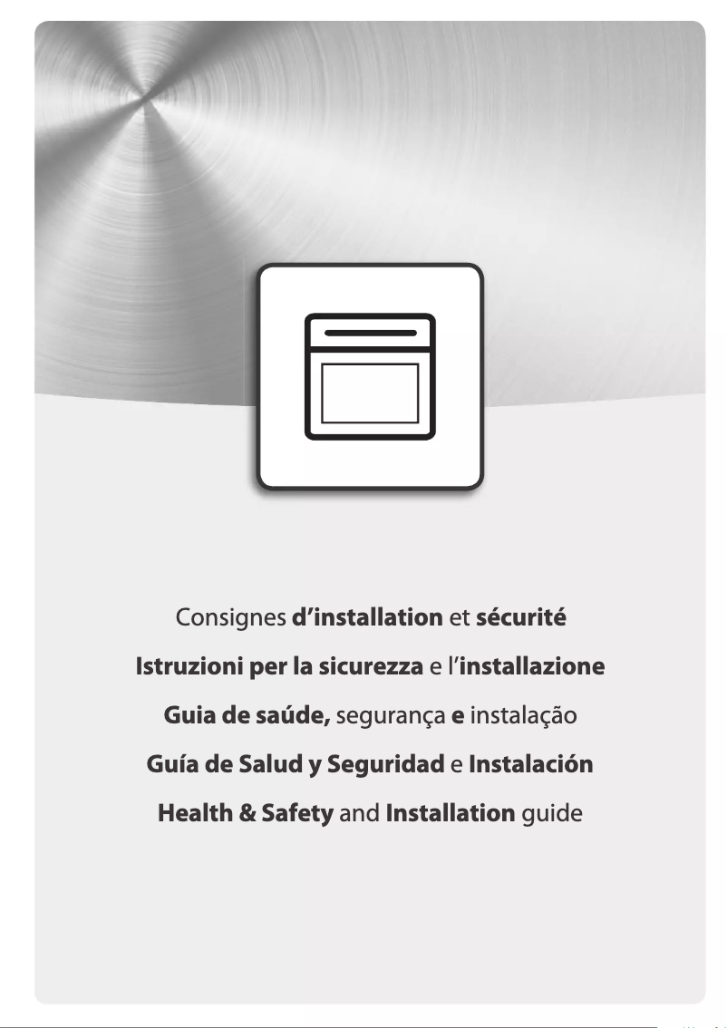 Page n°1 - Instructions de sécurité Hotpoint FA2 540 P BL HA