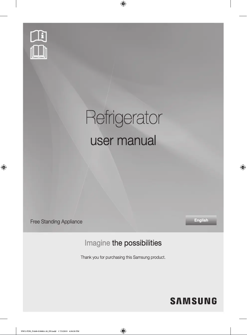 Page n°1 - Manuel utilisateur Samsung SRF582DBLS