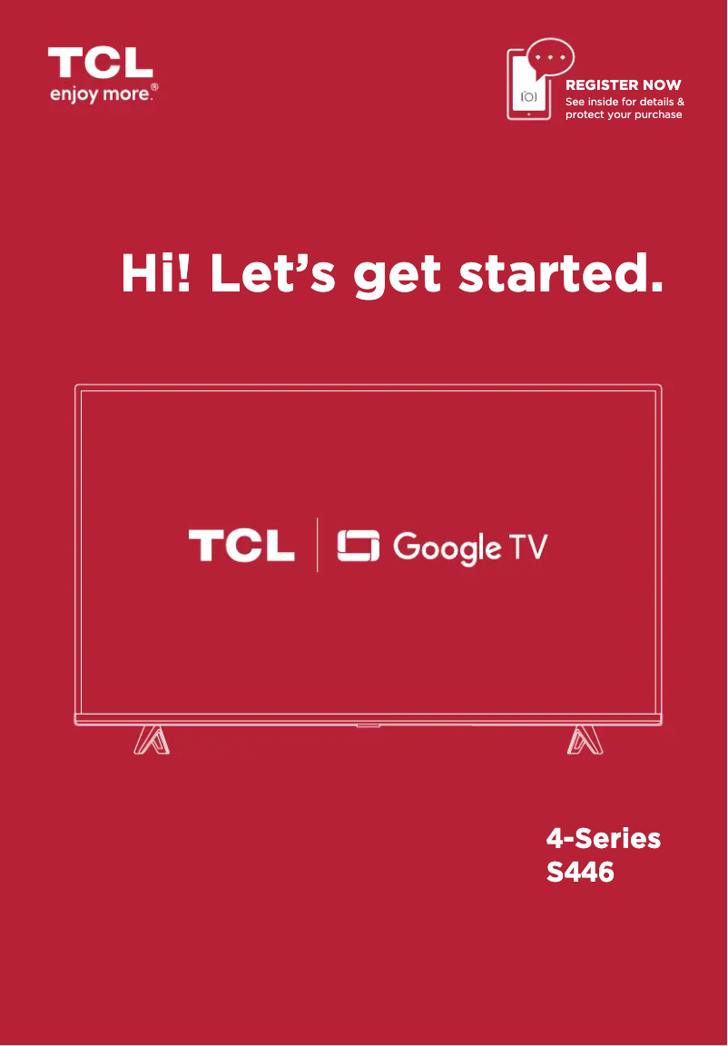 Page 1 de la notice Manuel utilisateur TCL 65S446