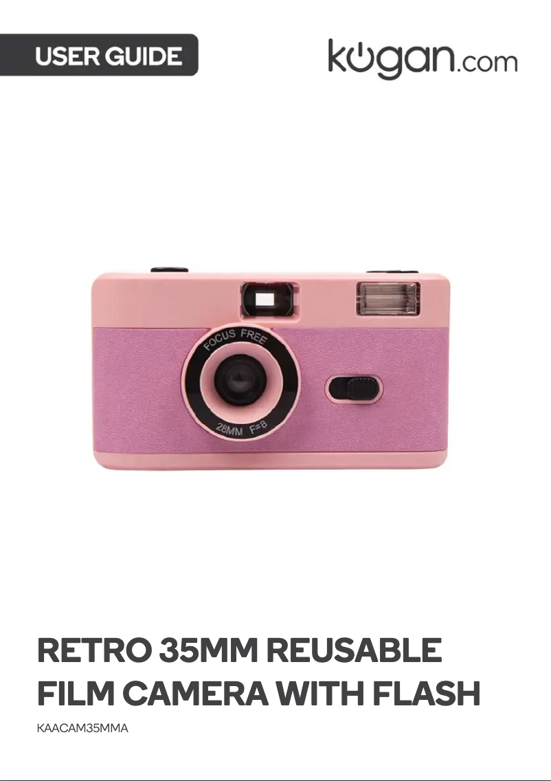 Page 1 de la notice Manuel utilisateur Kogan KAACAM35MMA
