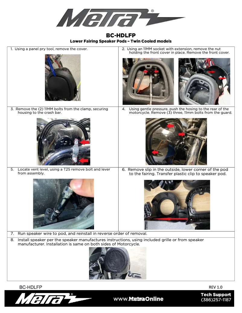 Page 1 de la notice Manuel utilisateur Metra BC-HDLFP