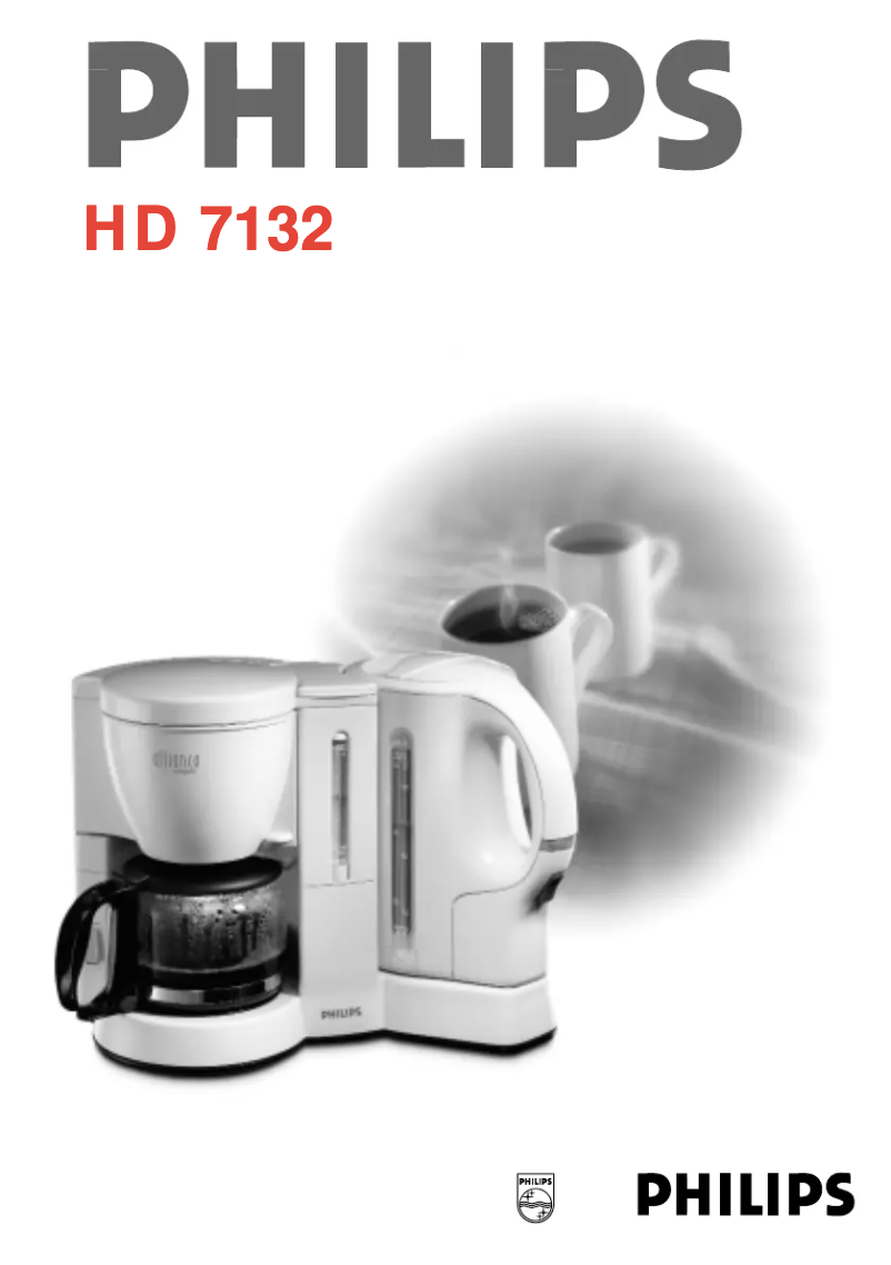 Page n°1 - Manuel utilisateur Philips HD7132