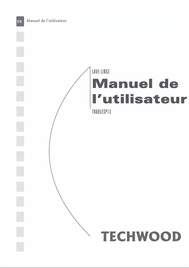 Image de la première page du manuel de l'appareil TK605ESP13