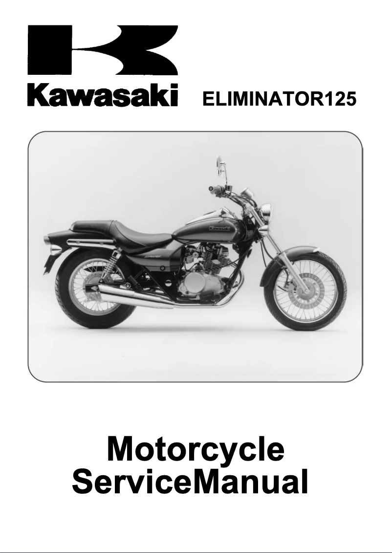Page n°1 - Manuel utilisateur Mitsubishi Eliminator 125 (1998)
