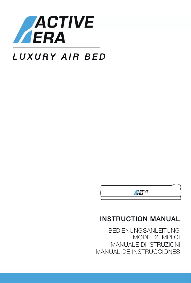 Page 1 de la notice Manuel utilisateur Active Era Luxury Single