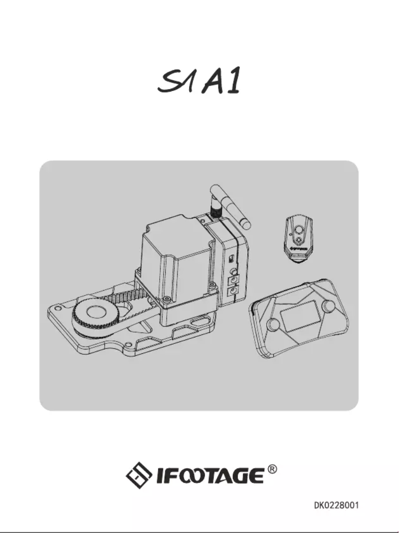 Page n°1 - Manuel utilisateur iFootage S1A1