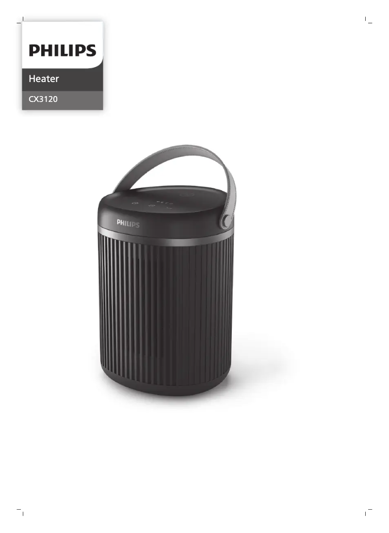 Page 1 de la notice Manuel utilisateur Philips CX3120