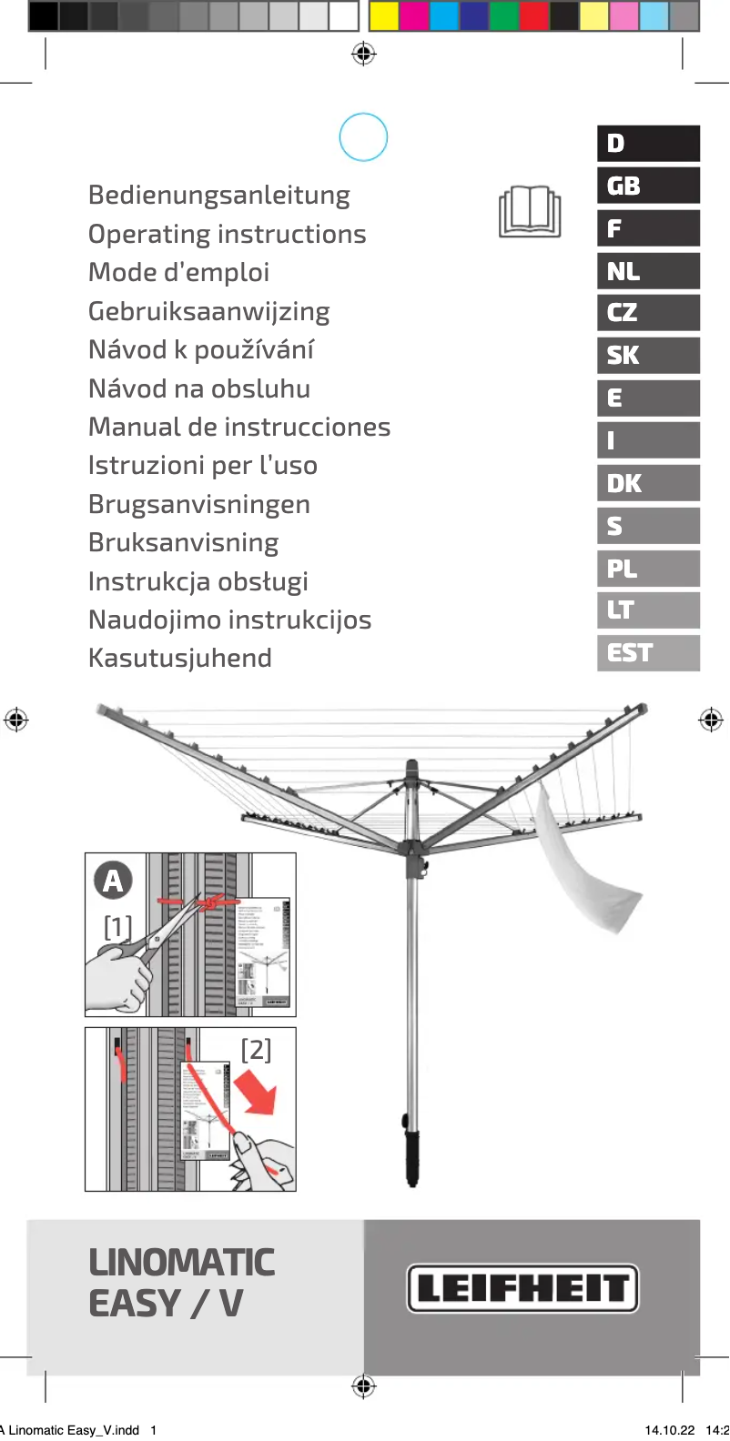 Page 1 de la notice Manuel utilisateur Leifheit Linomatic 400 Easy 85285