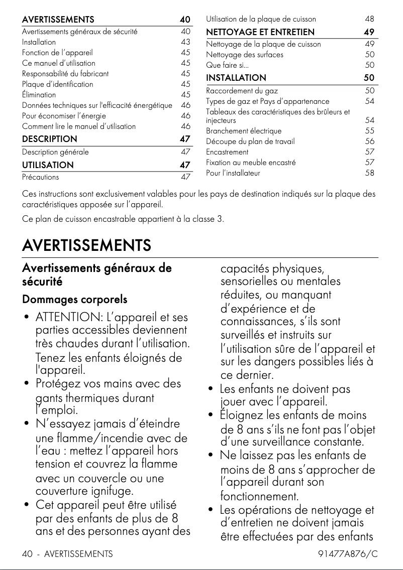 Page n°1 - Manuel utilisateur Smeg SR775PO