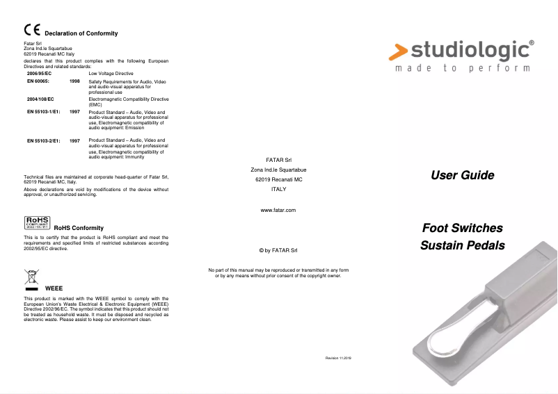 Image de la première page du manuel de l'appareil SLP3-D