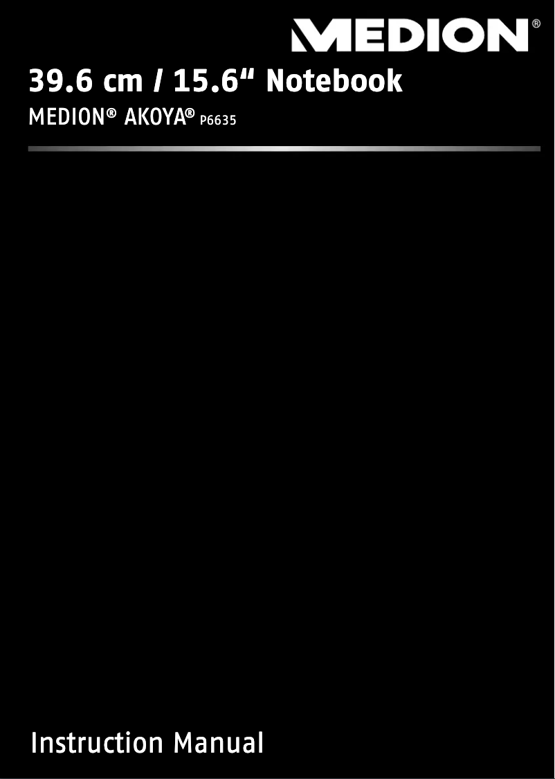 Image de la première page du manuel de l'appareil Akoya P6635 MD 98099