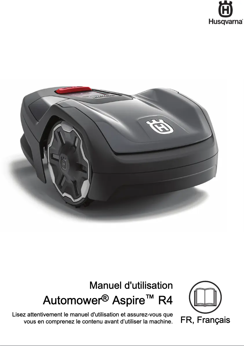 Page 1 de la notice Manuel utilisateur Husqvarna Automower Aspire R4