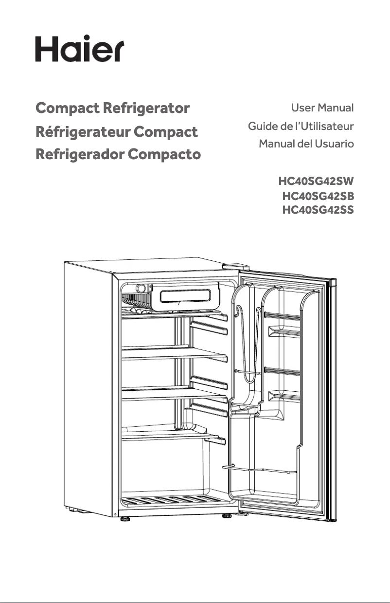 Page n°1 - Manuel utilisateur Haier HC40SG42SS