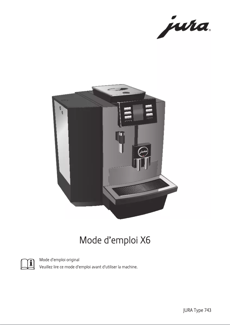 Image de la première page du manuel de l'appareil X6