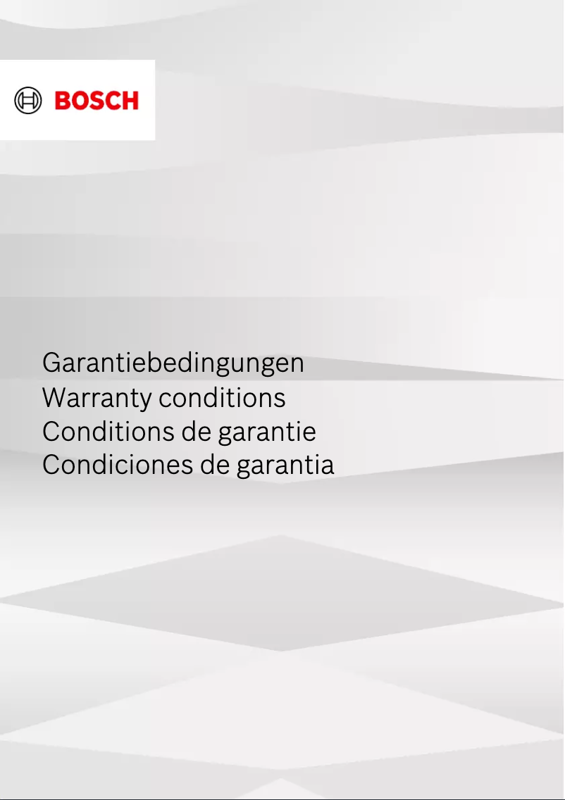 Page n°1 - Guide d'installation Bosch BGS21X320