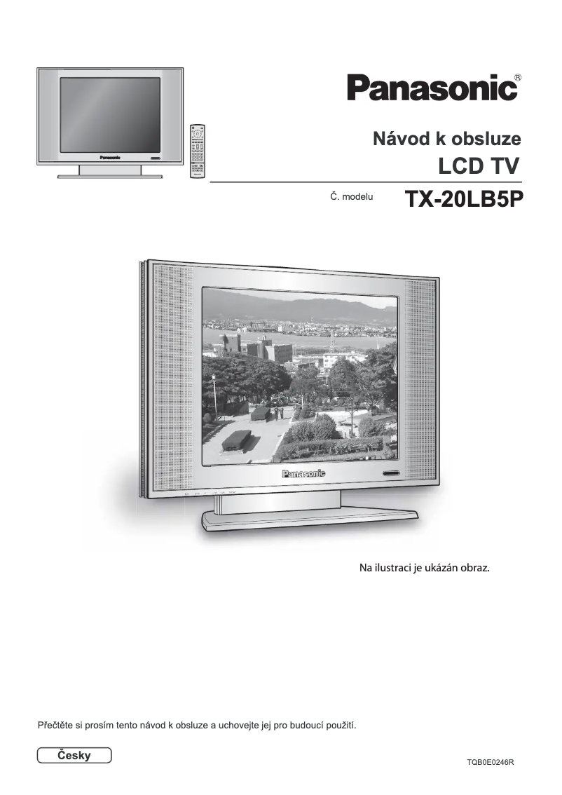 Page 1 de la notice Manuel utilisateur Panasonic Viera TX-20LB5P