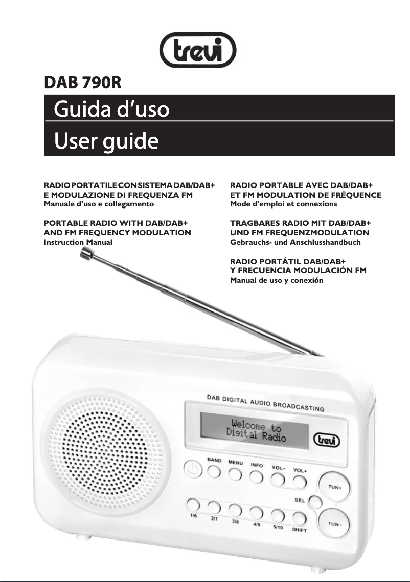 Page 1 de la notice Manuel utilisateur Trevi MB 790 R