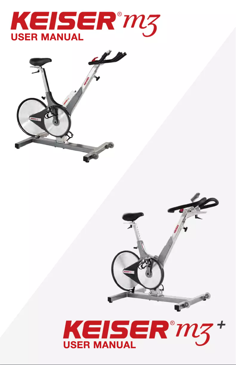 Image de la première page du manuel de l'appareil M3+