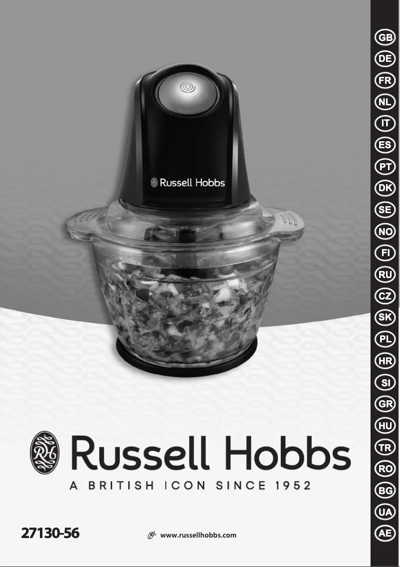 Page 1 de la notice Manuel utilisateur Russell Hobbs 24660-56