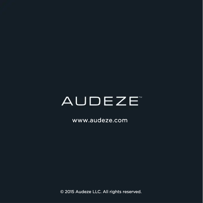 Page n°1 - Manuel utilisateur Audeze LCD-2