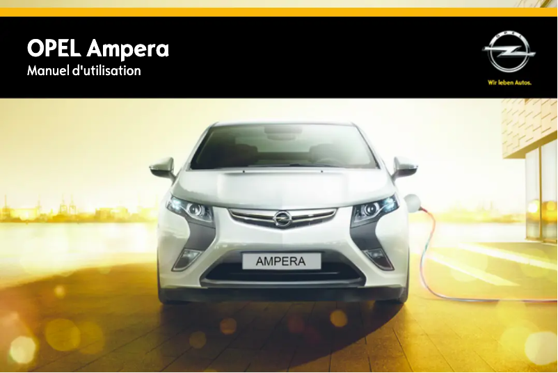 Page 1 de la notice Manuel utilisateur Opel Ampera (2015)