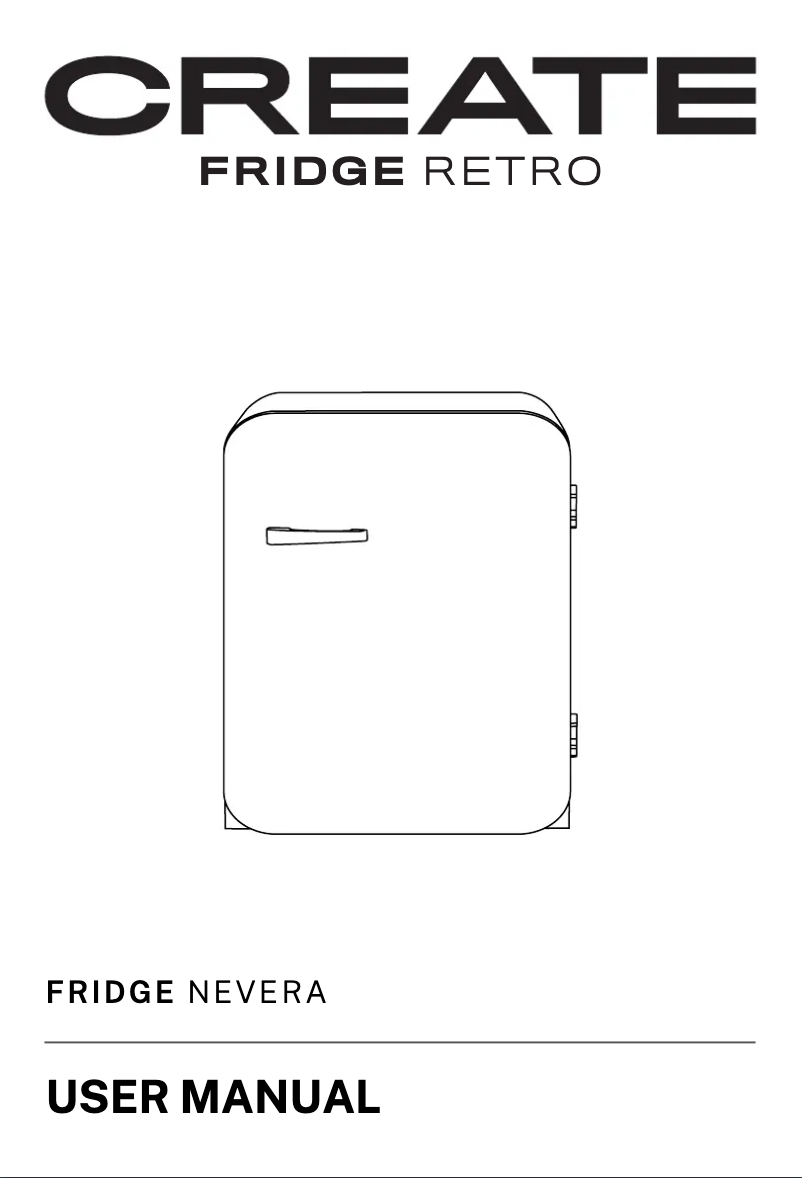 Image de la première page du manuel de l'appareil RETRO FRIDGE 48L