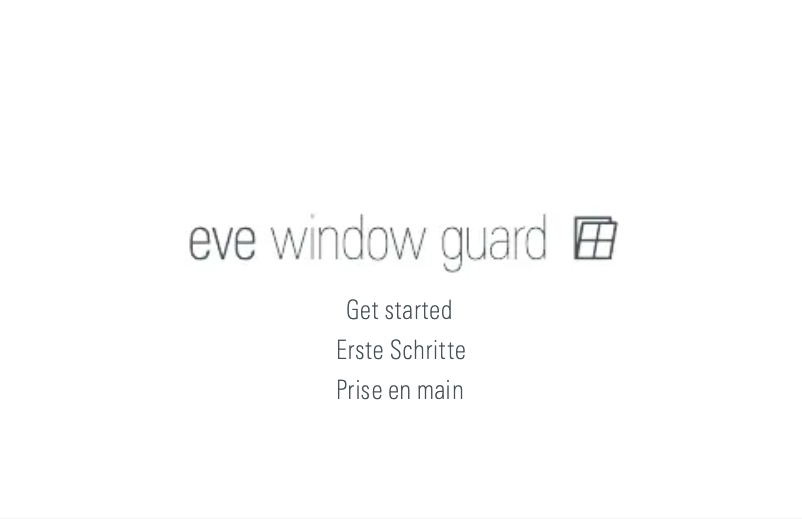 Page n°1 - Manuel utilisateur EVE Window Guard