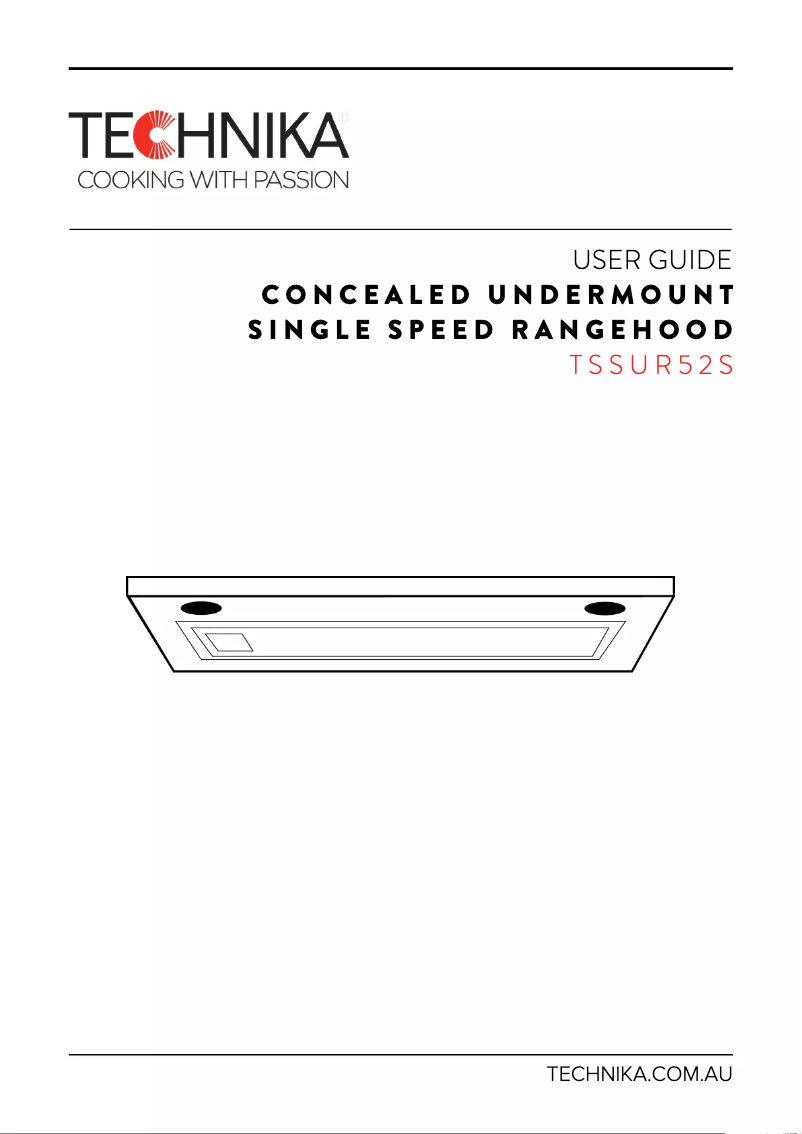 Page 1 de la notice Manuel utilisateur Technika TSSUR52S