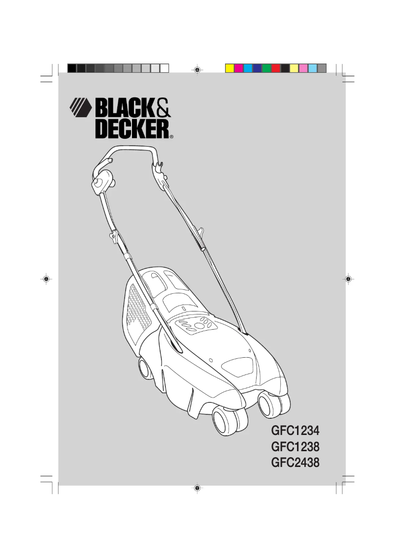 Page 1 de la notice Manuel utilisateur Black & Decker GFC1238 Type 2
