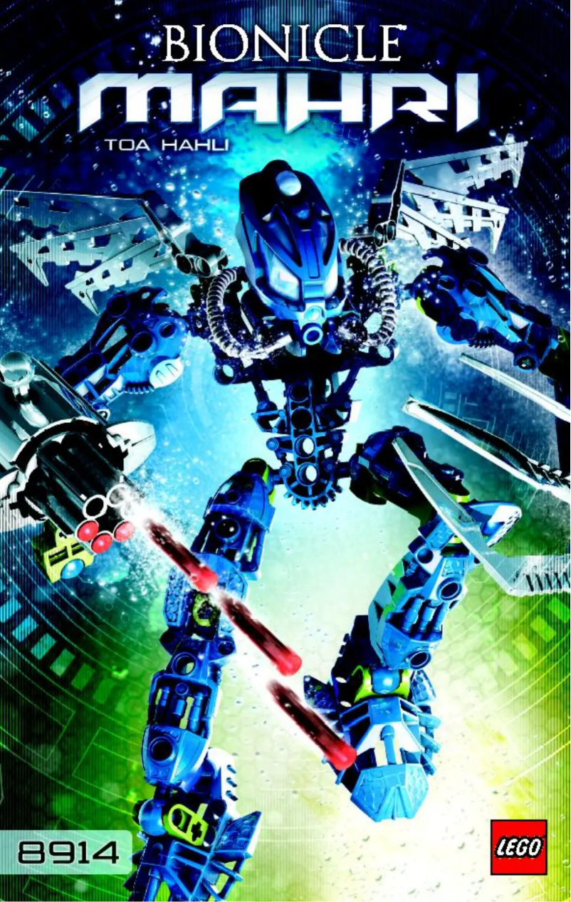 Page 1 de la notice Manuel utilisateur Lego Bionicle 8914