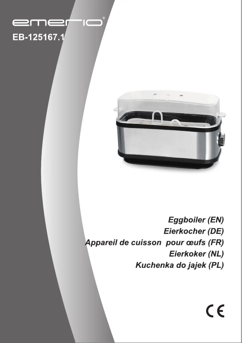 Page 1 de la notice Manuel utilisateur Emerio EB-125167.1