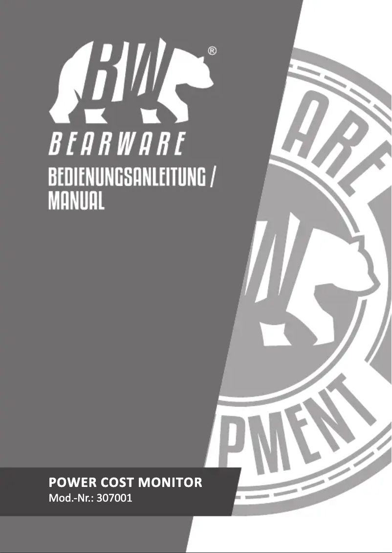 Image de la première page du manuel de l'appareil 307001