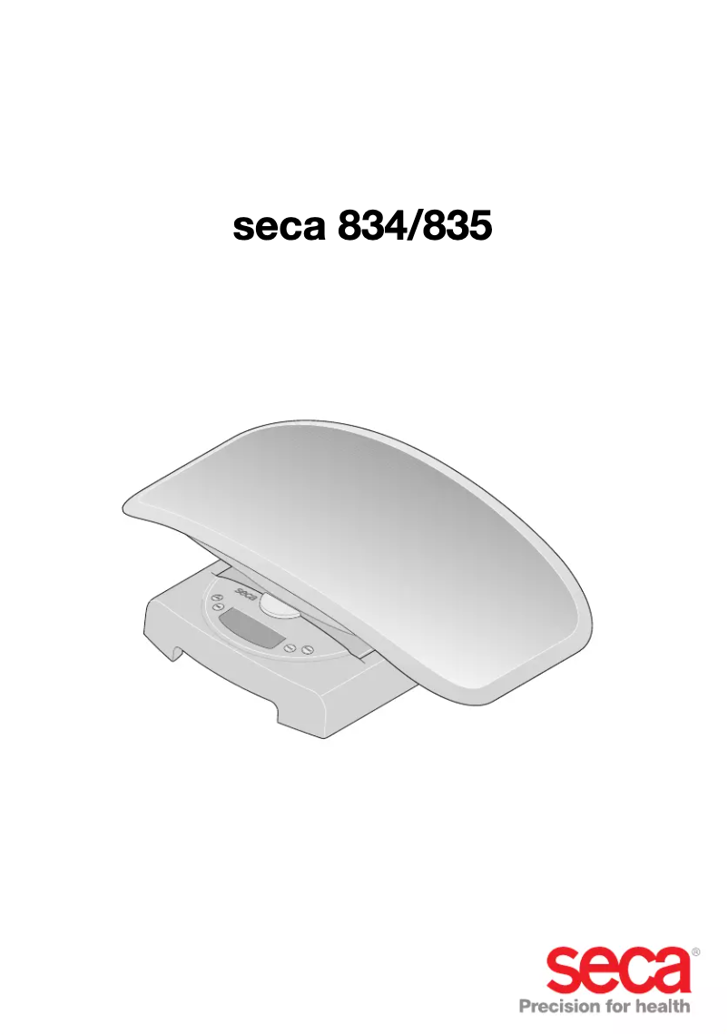 Image de la première page du manuel de l'appareil 834