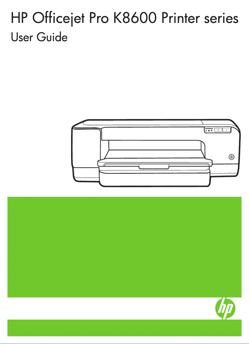 Page n°1 - Manuel utilisateur HP Officejet Pro K8600dn