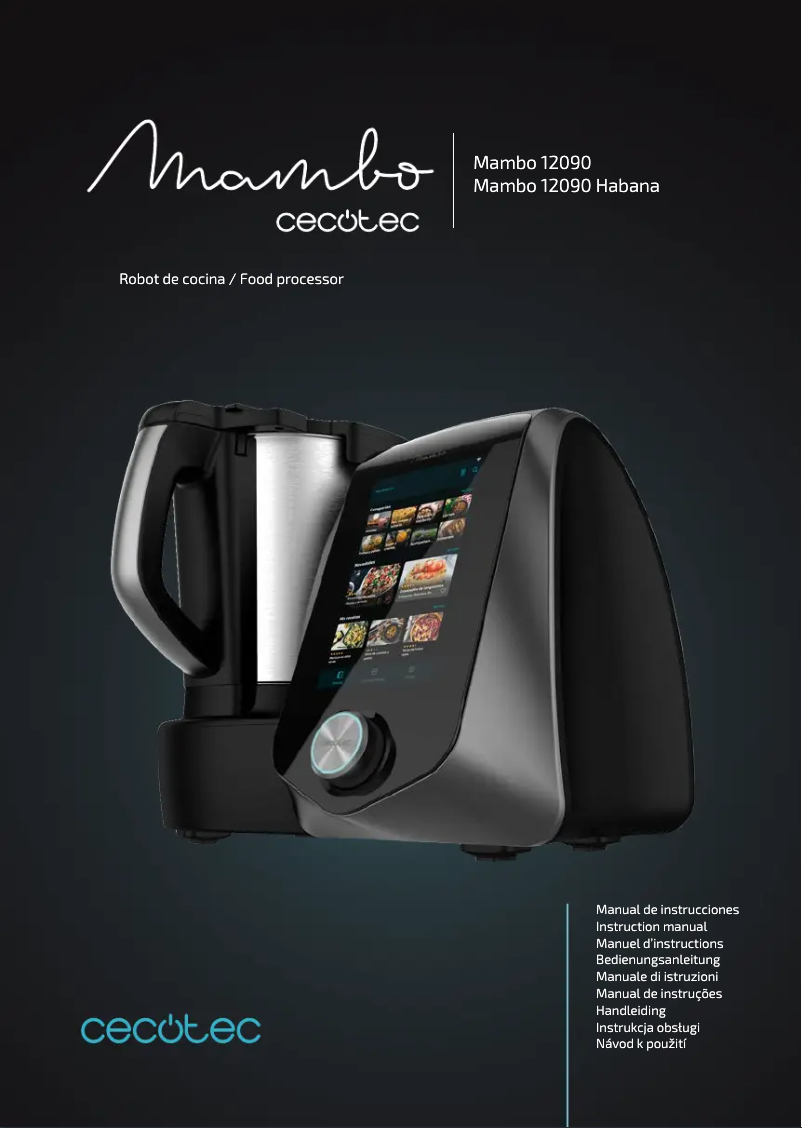 Image de la première page du manuel de l'appareil Mambo 12090 Habana