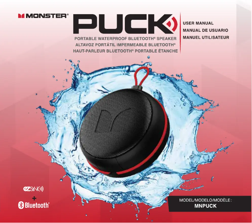Page 1 of the manual User Manual Monster Puck