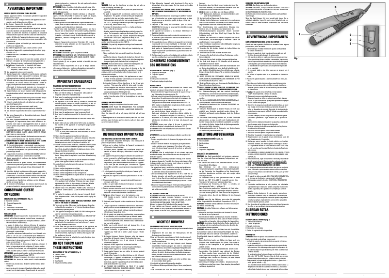 Image de la première page du manuel de l'appareil 8142